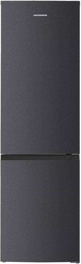 Heinner HCNF-HM293INVDGD Koel-vriescombinatie – 293 L – Total No Frost – Inverter Compressor – Energieklasse D – Instelbare Thermostaat – LED-verlichting – Antracietgrijs – 5 Jaar Garantie