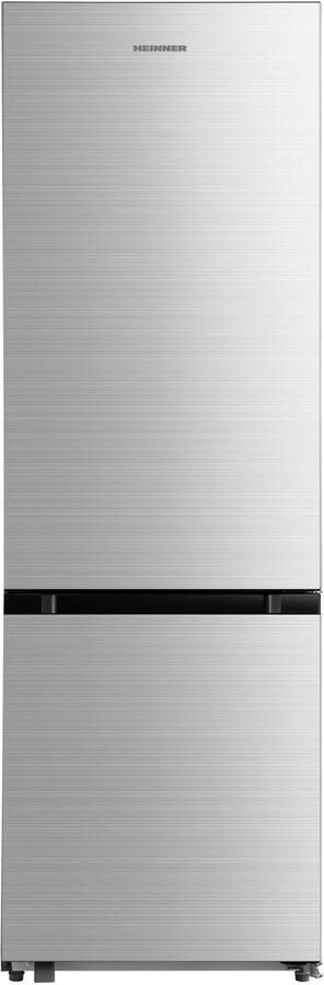 Heinner HCNF-M330INVSE++ Koel-vriescombinatie – 330 L – Total No Frost – Inverter Compressor – Energieklasse E – Elektronische Bediening – Super Cooling-functie – Kinderslot – LED-verlichting – Zilver – 5 Jaar Garantie