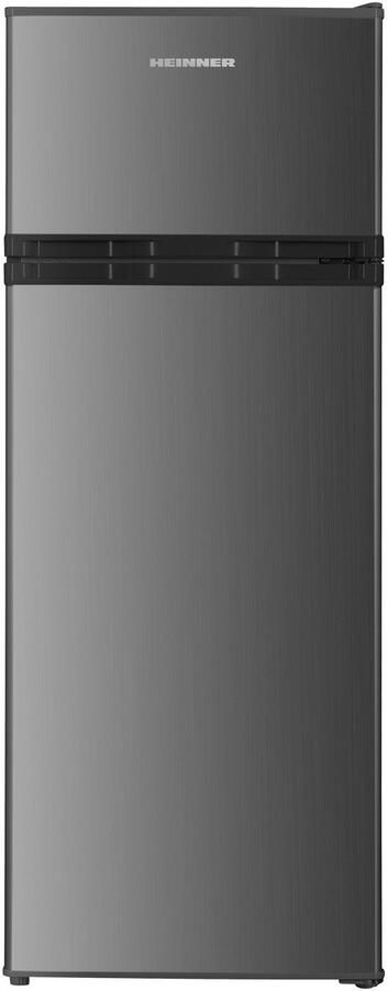 Heinner HF-HM2206INVXD Koel-vriescombinatie 206 L – Inverter – Mechanische Instelbare Thermostaat – LED-verlichting – Omkeerbare Deur – Zilver – 5 Jaar Garantie