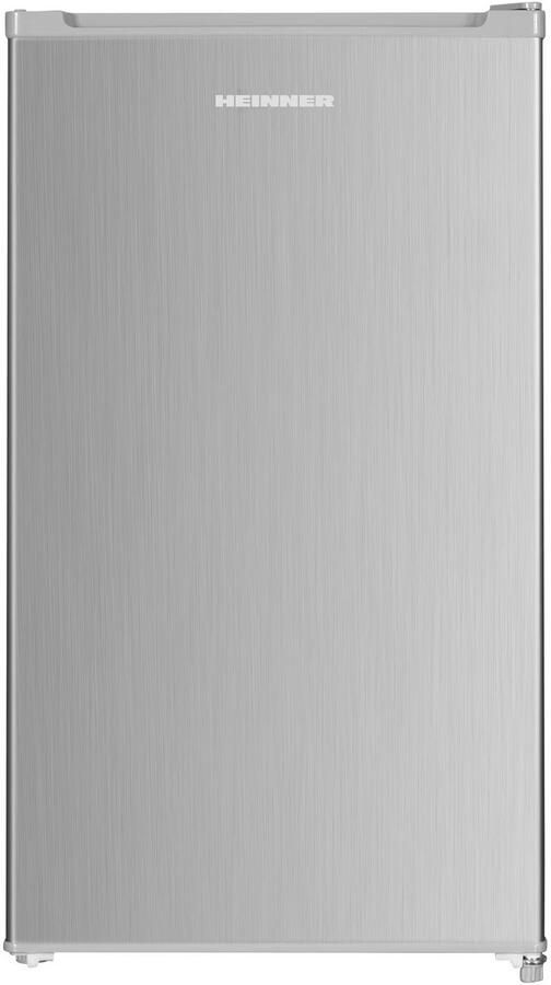 Heinner Tafelmodel Koelkast 90 L – 37 dB Stille Werking – Inverter Compressor – Vrijstaand – Energielabel E – LED Verlichting – Omkeerbare Deur – Regelbare Thermostaat – Zilver – 5 Jaar Garantie