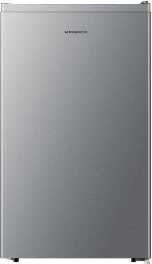 Heinner HF-HS94SE++ Tafelmodel Koelkast 94 L – Mechanische Thermostaat – LED-verlichting – Omkeerbare Deur – Zilver – 5 Jaar Garantie