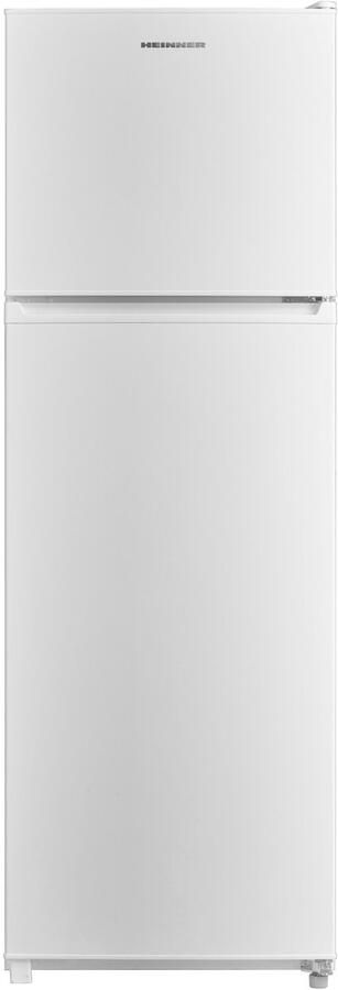 Heinner HF-M294E++ Koel-vriescombinatie – 294 L – LED-verlichting – Instelbare Mechanische Thermostaat – Omkeerbare Deur – Wit – 5 Jaar Garantie