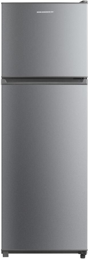 Heinner HF-M294SE++ Koel-vriescombinatie – 294 L – LED-verlichting – Omkeerbare Deur – Instelbare Mechanische Thermostaat – Zilver – 5 Jaar Garantie