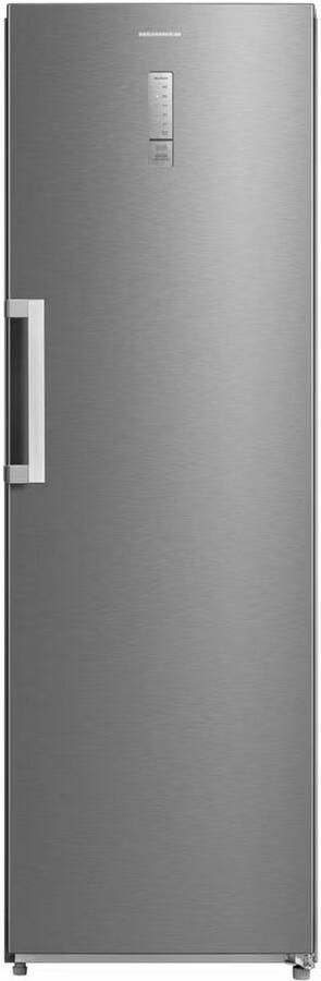 Heinner HF-M362NFXE++ Koelkast – 362 L – No Frost – Elektronische Bediening met LED-display – Superkoelfunctie – Omkeerbare Deur – Inox – 5 Jaar Garantie