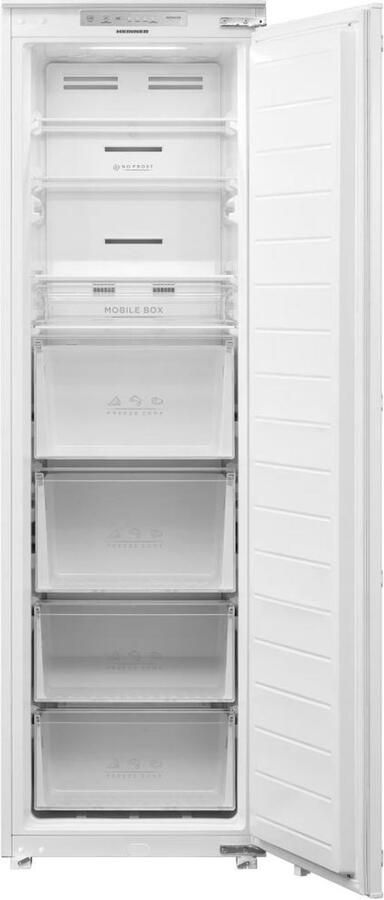 Heinner HFF-BIM212NFCE++ Inbouw Vrieskast – 212 L – Converteerbaar Koel- Vriesgedeelte – No Frost – Elektronische Bediening – Energieklasse E – 5 Jaar Garantie
