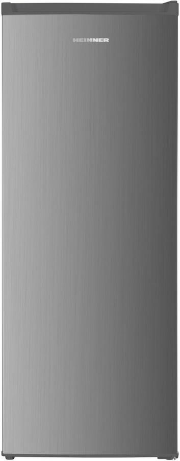 Heinner Vrijstaande Vriezer – Vrieskast 168 liter – Supervriesfunctie – 5 compartimenten – LED-display Energieklasse E – Deur Links Rechts 5 Jaar Garantie Zilver