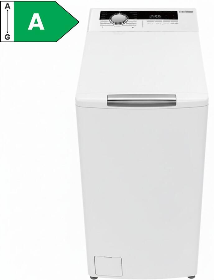 Heinner HWM-TL8013IVA++ Wasmachine – 8 kg – Bovenlader – 15 Wasprogramma s – Energieklasse A – 1300 RPM – Digitaal Display – Uitgestelde Start – Kinderslot – 5 Jaar Garantie – Wit