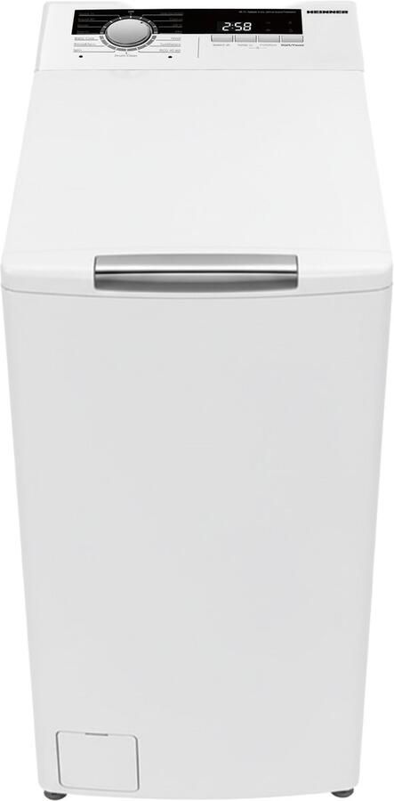 Heinner HWM-TL8013IVA++ Bovenlader Wasmachine 8 kg – 1300 tpm – Inverter Motor – Energieklasse A – 15 Programma s met 15-minuten Snelprogramma – Trommelreiniging – Wit – 5 Jaar Garantie