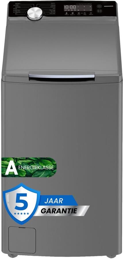 Heinner HWM-TL8013IVKSA++ Bovenlader Wasmachine 8 kg – 1300 tpm – Inverter Motor – Energieklasse A – 15 Programma s – LED-display – Startuitstel – Trommelreiniging – 5 Jaar Garantie - Foto 2