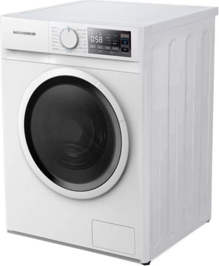 Heinner HWM-M814IVSMNA Slim Wasmachine – 8 kg – 15 Wasprogramma s – 1400 RPM – Energieklasse A – Kinderslot – Stoomfunctie – LED-Display – 5 Jaar Garantie – Wit - Foto 3