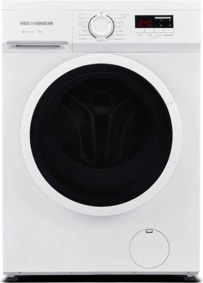Heinner HWM-M9014SMA+++ Slanke Wasmachine 9 kg 1400 tpm Energieklasse A Digitale display 15 programma s – Wit – 5 Jaar Garantie - Foto 2