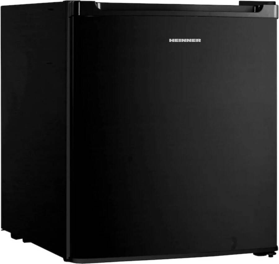 Heinner HMB-HM41BK Barmodel Koelkast – Minibar 41 liter – Energieklasse E – Omkeerbare deur Mechanische Thermostaat – 5 Jaar Garantie – Zwart