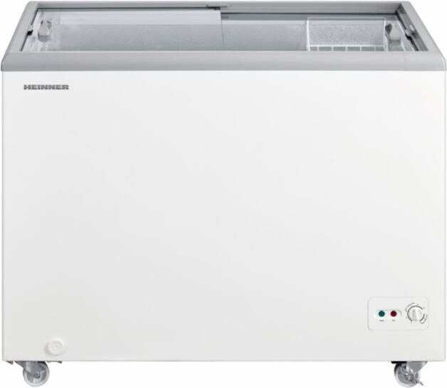 Heinner HSF-M255WHC Vrieskist – 255 L – Schuifglasdeksel – Convertible (Vriezer Koelkast) – Mechanische Bediening – Wit – 5 Jaar Garantie
