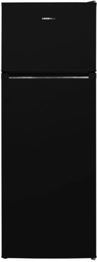 Heinner HF-V212BKE++ Koel-vriescombinatie – 212 L – Less Frost – Mechanische Bediening – LED Verlichting – Omkeerbare Deur – Zwart – 5 Jaar Garantie