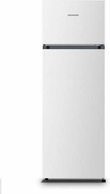 Heinner Vrijstaande Koel-vriescombinatie – 243 liter – Low Frost – LED-verlichting – Supervriesfunctie – Energieklasse E – Deur Links Rechts – 5 Jaar Garantie – Wit