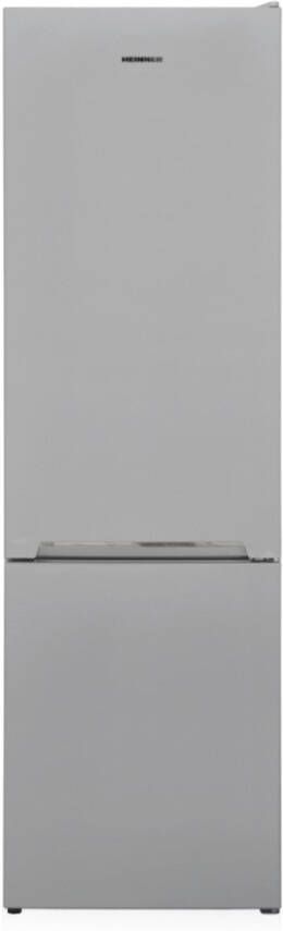 Heinner Vrijstaande Koel-vriescombinatie 288 liter Low Frost Energieklasse E LED-verlichting Deur Links Rechts 5 Jaar Garantie Zilver