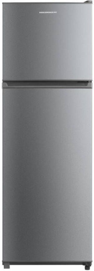 Heinner Vrijstaande Koel-vriescombinatie – 294L – LED Verlichting – Omkeerbare Deur – Mechanische Thermostaat – 5 Jaar Garantie – Zilver