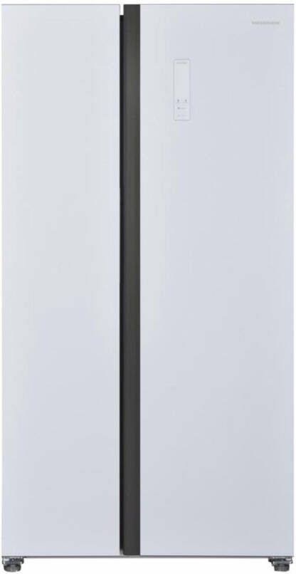 Heinner HSBS-HM532NFGWHE++ Amerikaanse Side-by-Side Koelkast – 532 L – No Frost – Smart Eco Functie – Snel Koelen & Snel Vriezen – Deur-alarm – Wit – 5 Jaar Garantie