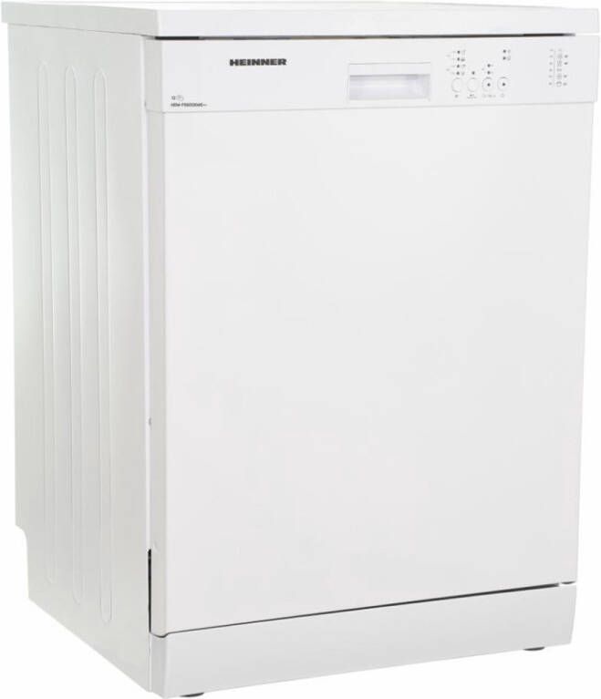 Heinner HDW-FS6006WE++ Vrijstaand Vaatwasser – 12 Couverts – Energieklasse E – 6 Programma s met Delicaat- en Intensief Programma – LED Display – AquaStop – 5 Jaar Garantie - Foto 2