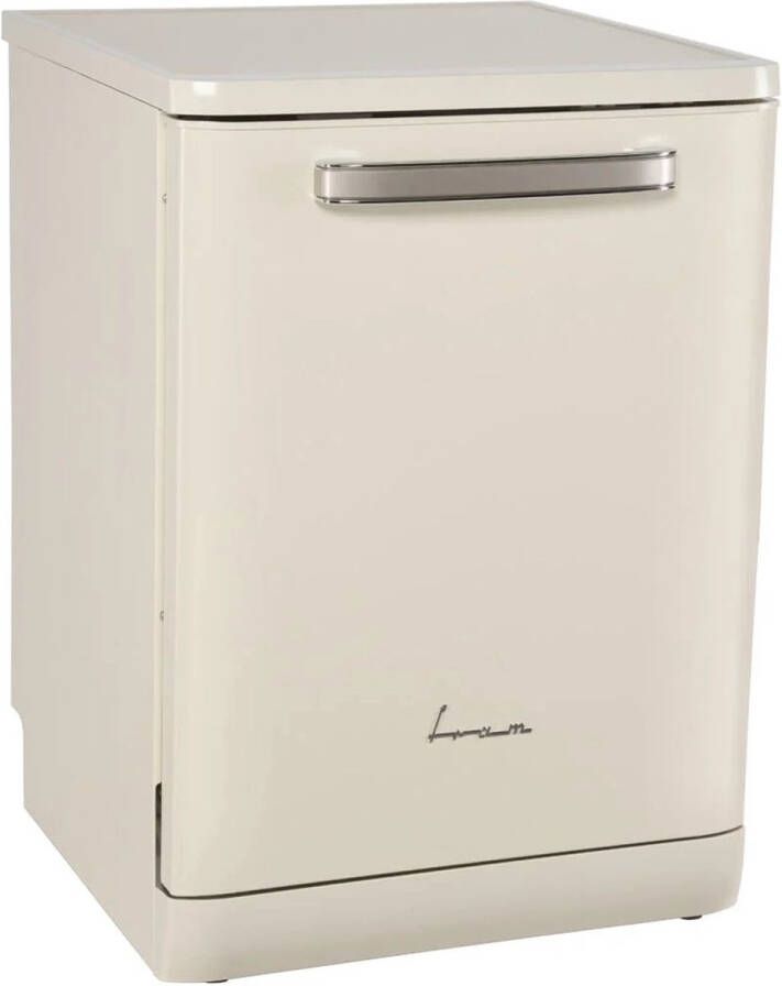 Fram FDW-VRR606BGE – Vrijstaand Vaatwasser – 12 Standen – 6 Wasprogramma s – Retro Design – LED-Display – Halve Belading – AquaStop – 5 Jaar Garantie – Crème - Foto 2