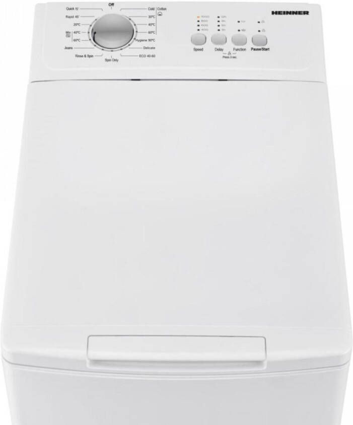 Heinner HWM-TL6010C++ Bovenlader Wasmachine 6 kg – 15 Programma s – 1000 tpm – LED Display – 15 Min Snelprogramma – Trommelreiniging – Energieklasse C – 5 Jaar Garantie - Foto 3