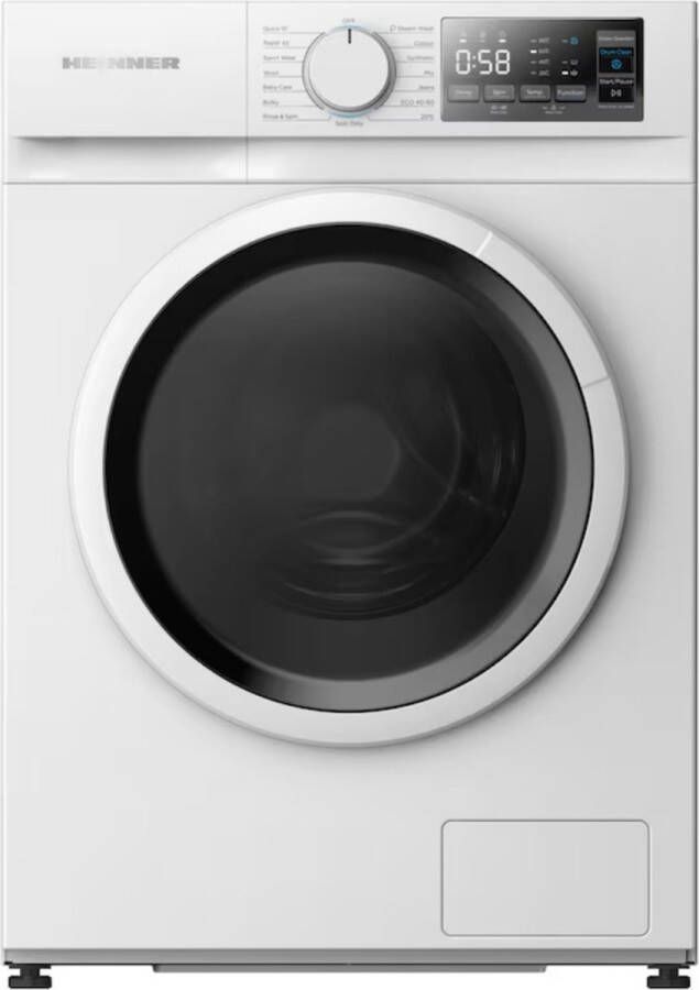 Heinner HWM-M914IVNA Slim Wasmachine – 9 kg – 15 Wasprogramma s – Stoomprogramma – Kinderslot – LED Display – 1400 RPM – Energieklasse A – 5 Jaar Garantie – Wit