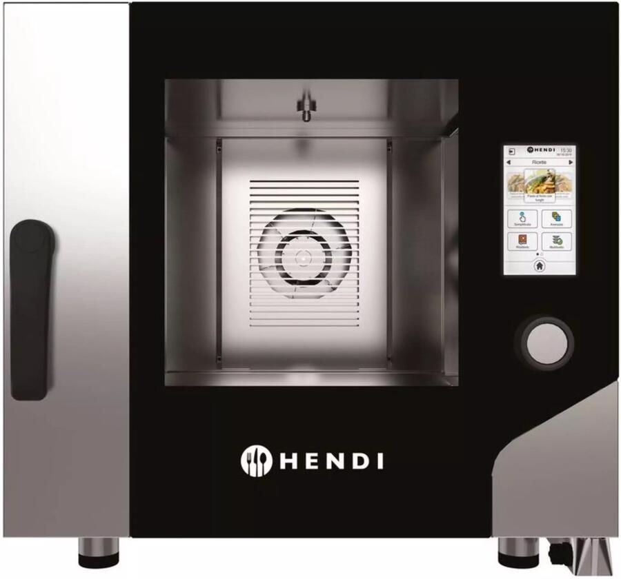 HENDI Convectiestoomoven Touch elektrisch Millennial Touch Screen 730x784x(H)700mm Convectiestoomoven Touch elektrisch