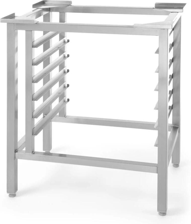 HENDI Ovenonderstel rvs 69x48x70 cm 6 geleiderails zilver voor GN 1 1 bakplaten