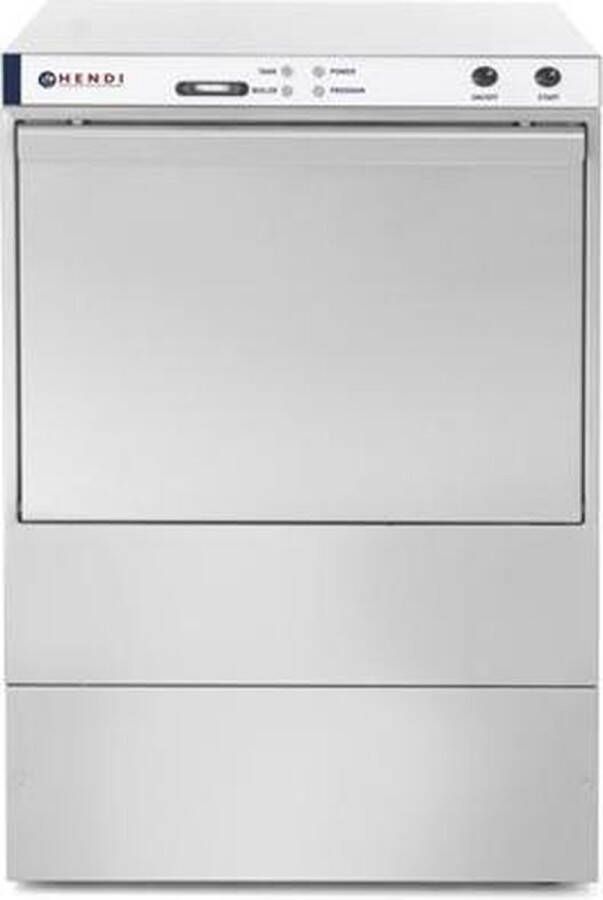 Hendi Elektronische vaatwasser afvoerpomp dubbelwandige deur 400V 6600W 576x645x837mm - Foto 1