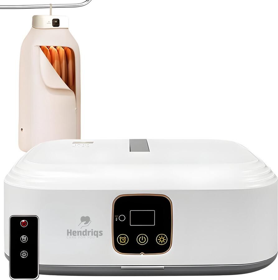 Hendriqs Wasdroger Condensdroger 90°C mini droger met UV-sterilisatie Droge Kleding & Warme Kamer Tegelijk