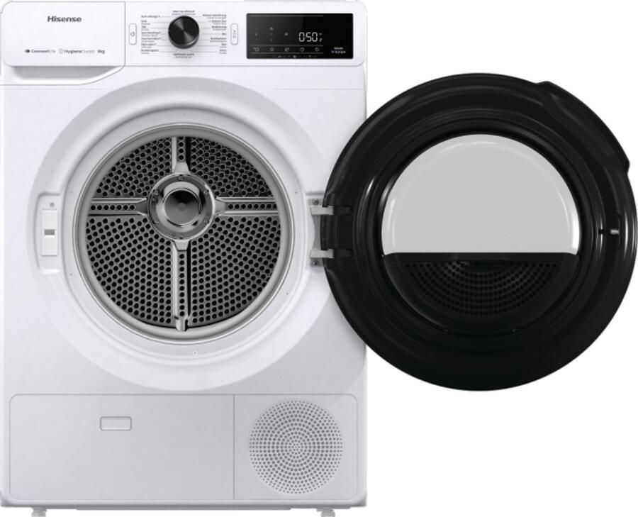 Hisense DH3V800UW BLX Warmtepompdroger Wit
