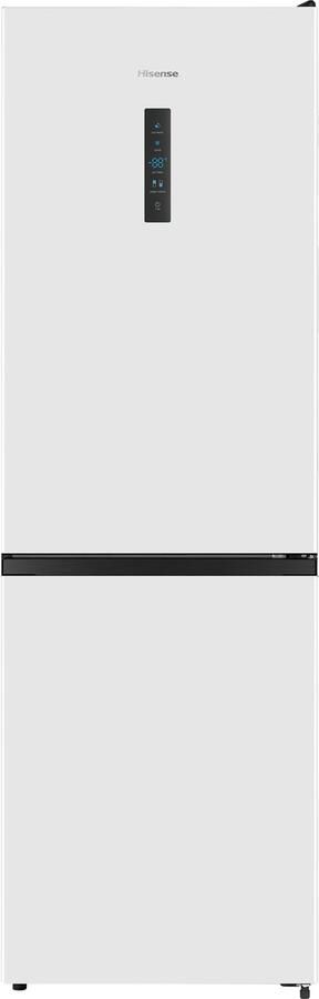 Hisense RB390N4BWC Koel-vriescombinatie 304 liter No Frost Inverter Compressor Wit Energieklasse C 35 dB Super Cool & FastFreeze