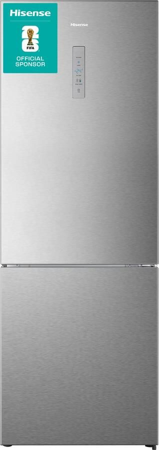 Hisense RB645N4BID Vrijstaande koel-Vriescombinatie 70cm breed 495 Liter No Frost Fast Freeze Metal-Tech Cooling RVS Energieklasse D - Foto 3