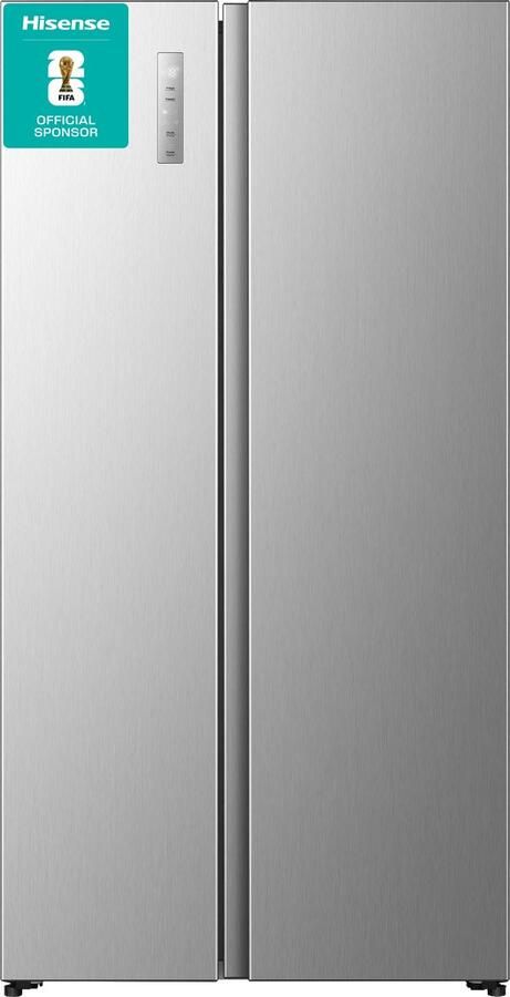 Hisense RS3P558NEID Amerikaanse koelkast No-Frost 178 cm hoog 544 liter Energielabel D Invriesvermogen 12 kg 24u Geluidsniveau 37 dB LED Display SuperCool FastFreeze Deuralarm Inverter Compressor Multi Airflow - Foto 2