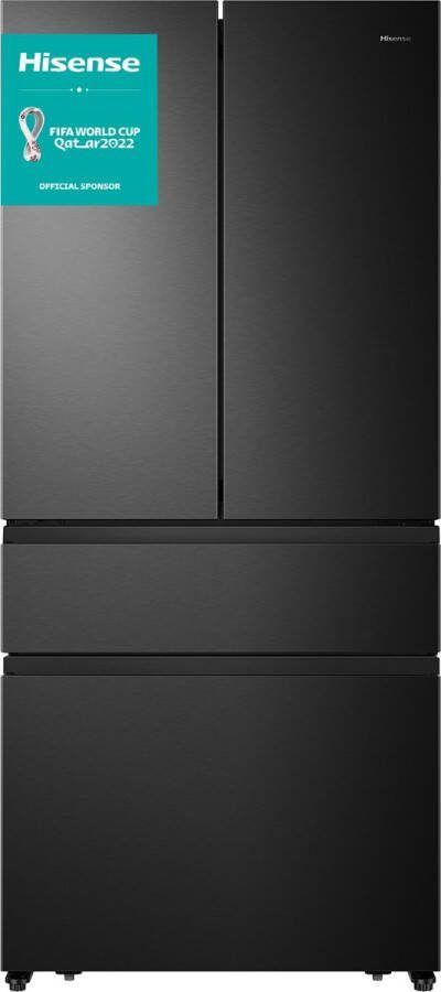 Hisense RF540N4SBF2 amerikaanse koelkast Vrijstaand 533 l E Zwart