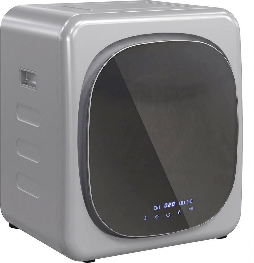 Homcom Laundry Dryer-Edelstahl-48L x 40B x 56H cm-Silber