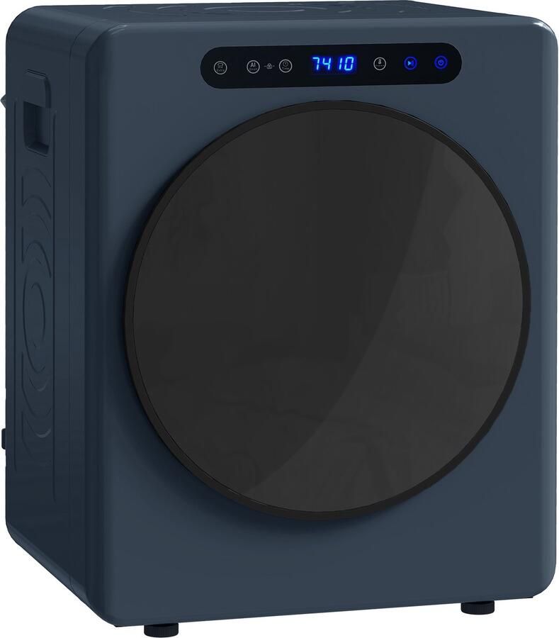 Homcom wasdroger roestvrij staal staal 49L x 43B x 61H cm blauw