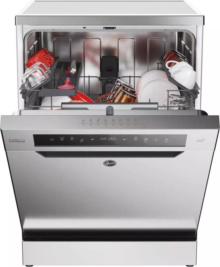 Hoover HF 6C2F0PX Vaatwasser 16 Couverts Onderbouw Roestvrij Staal