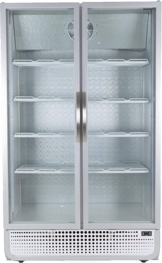 Husky C10PRO-H-HU Koelkast Met Display 975 Liter Zilver - Foto 2