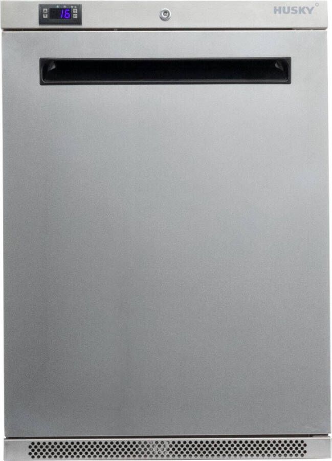 Husky CSS1H-SD-SS-NL-HU 111 Liter RVS Uiterlijk Met Slot Geïntegreerde handgreep D label