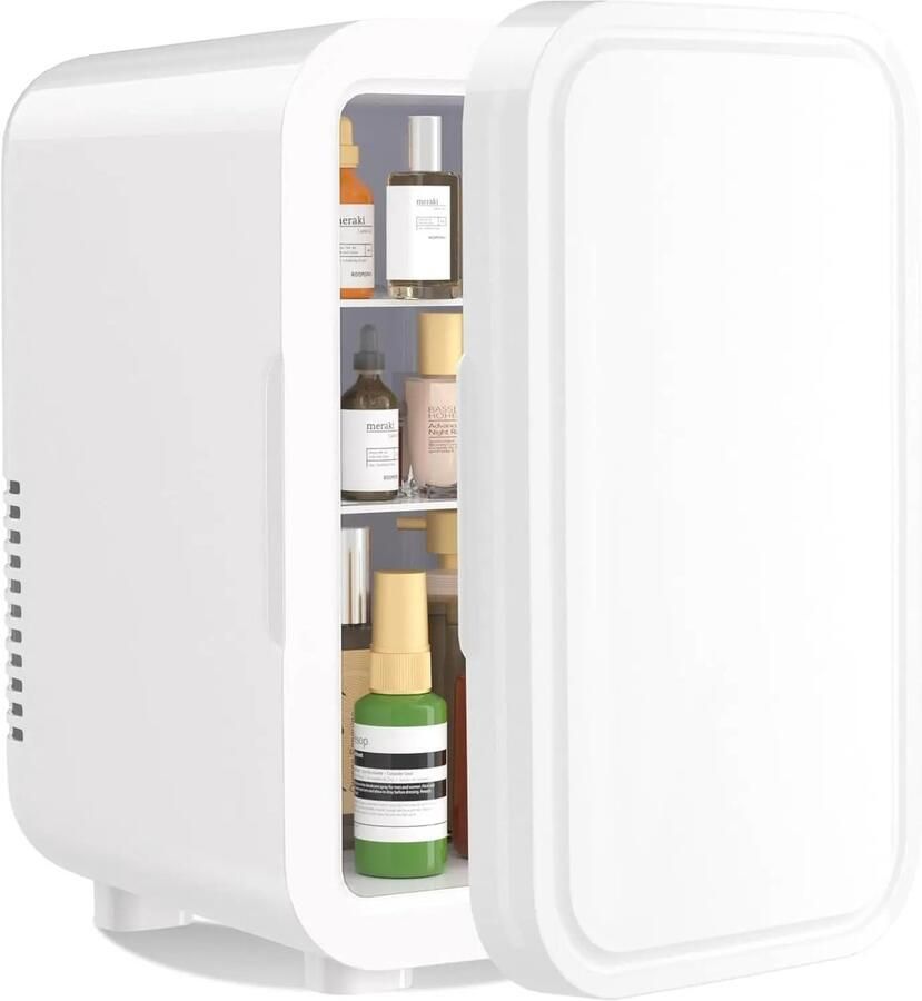Innovastore Minikoelkast Koelkast Minibar Thermo-elektrische koelkast Koel- en verwarming 6liter 220-240V Wit