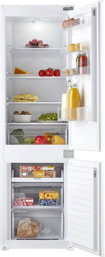 Inventum IKV1786S Inbouw koel-vriescombinatie 178 cm hoog 251 liter Wit