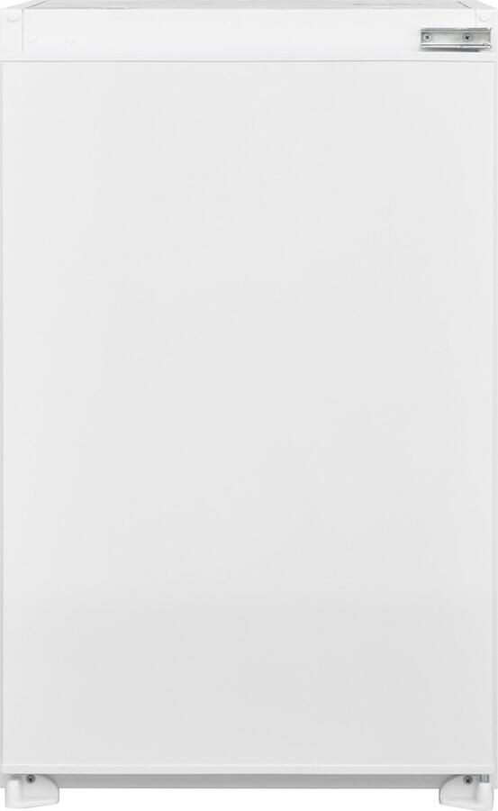 Inventum IKV0882S stille energiezuinige inbouw koelkast 88 cm Met vriesvak Superkoelen Supervriezen Vakantiestand Deuralarm 112 liter Sleepdeur Wit