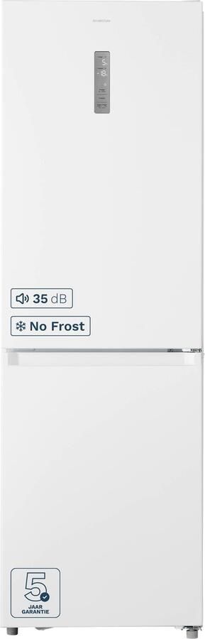 Inventum KV1850W No Frost energiezuinige koel-vriescombinatie 185 cm hoog 338 liter Zeer stil: 35 dB Superkoelen Supervriezen Energielabel C Vrijstaand Wit - Foto 2