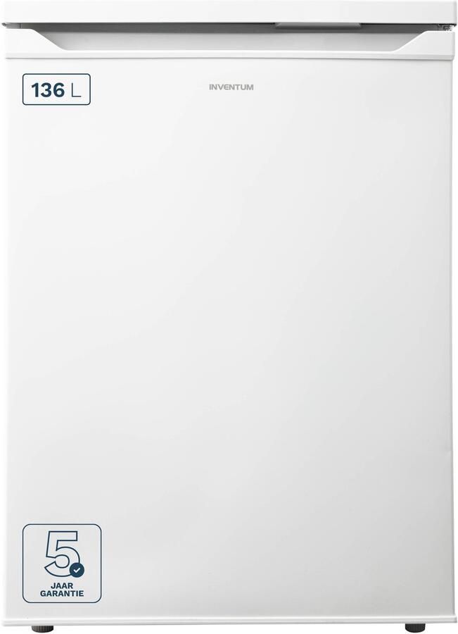 Inventum KV600 tafelmodel koelkast energiezuinig 136 liter Met vriesvak 60 cm breed Led-verlichting Energielabel D Vrijstaand Wit - Foto 1
