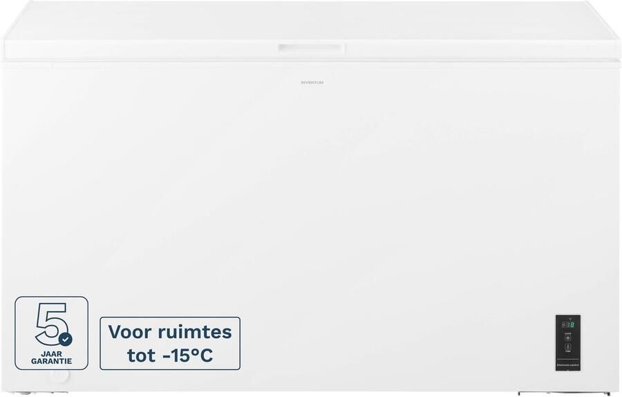 Inventum VK1422W Low Frost extra grote vrieskist 418 liter 141 6 cm breed Supervriezen Geschikt voor garage tot -15°C Digitale thermostaat Diepvrieskist 2 opbergkorven Wit - Foto 3