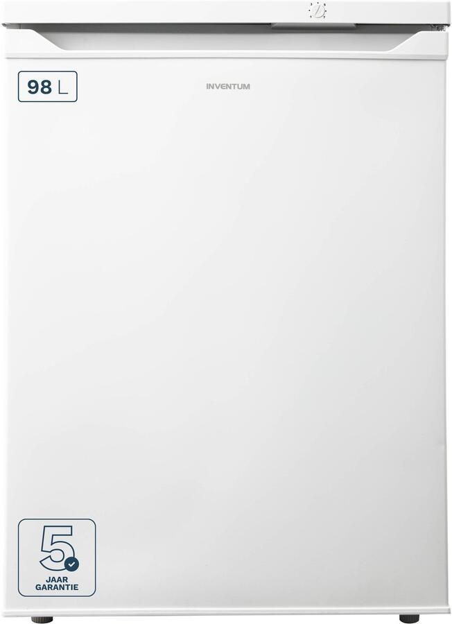 Inventum VR600 tafelmodel vriezer 98 liter 60 cm breed Energielabel D Diepvries Compact Vrijstaand 3 lades 2 plateaus Wit