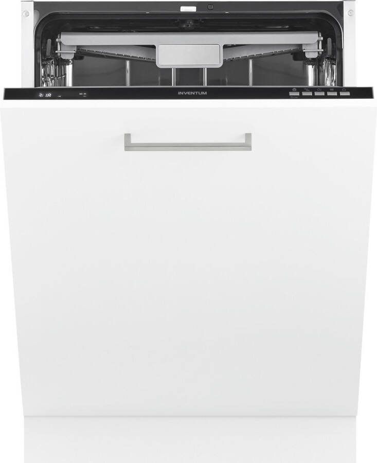 Inventum IVW6050A inbouw vaatwasser 14 couverts Volledig integreerbaar Besteklade-Bestekmand Stil: 42 dB 8 programma s Max nishoogte 86 5 cm Binnenverlichting Projectie vloer Extra droog optie Startuitstel Energielabel A