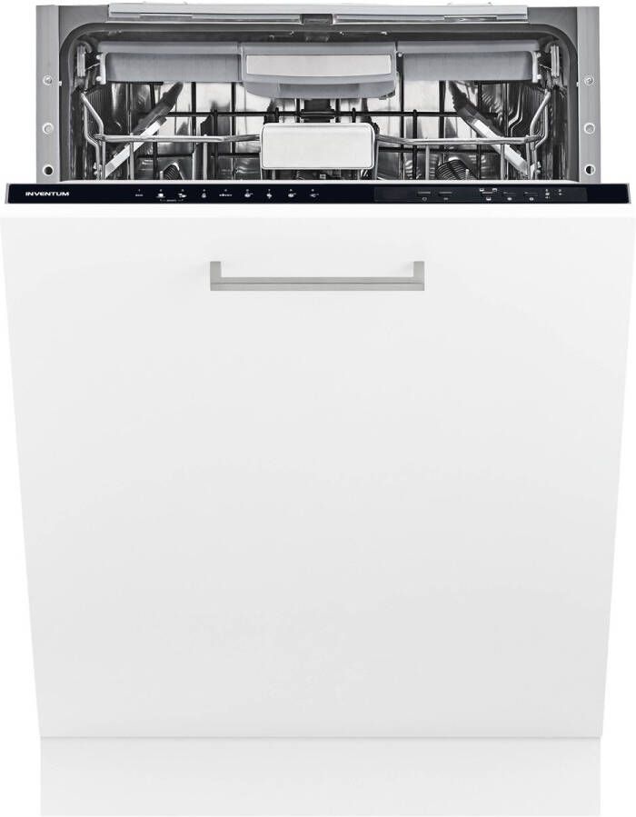 Inventum IVW6060A energiezuinige inbouw vaatwasser 14 couverts Volledig integreerbaar Besteklade-Bestekmand Stil: 42 dB 9 programma s Max nishoogte 87 cm Binnenverlichting Projectie vloer Extra droog optie Energielabel A