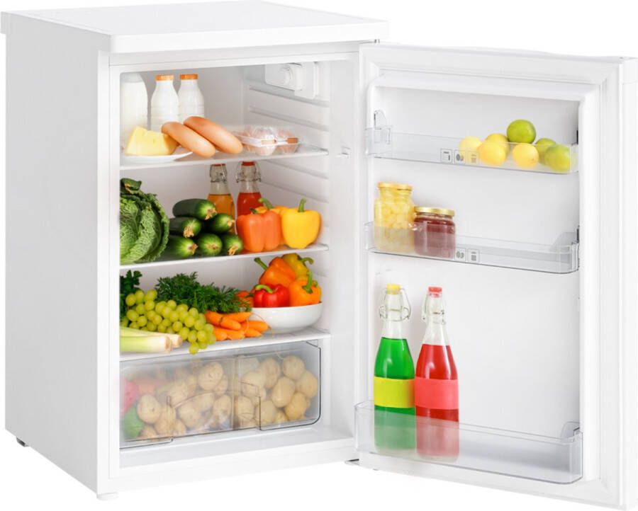 KitchenBrothers Koelkast 127L IJskast Tafelmodel Frigo Vrijstaand Wit